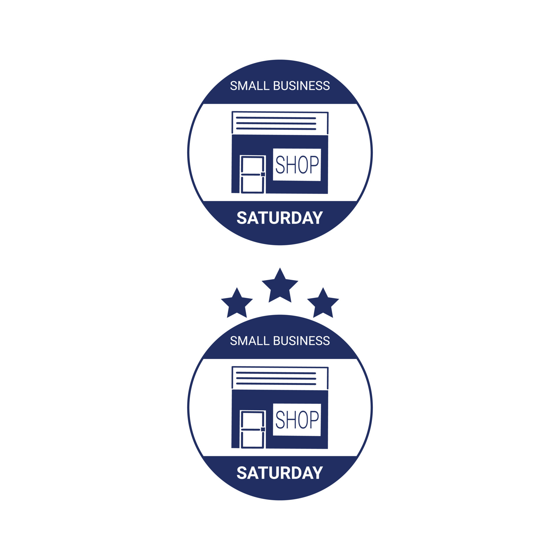Small Business Saturday 2025 Logo Halli Kerstin