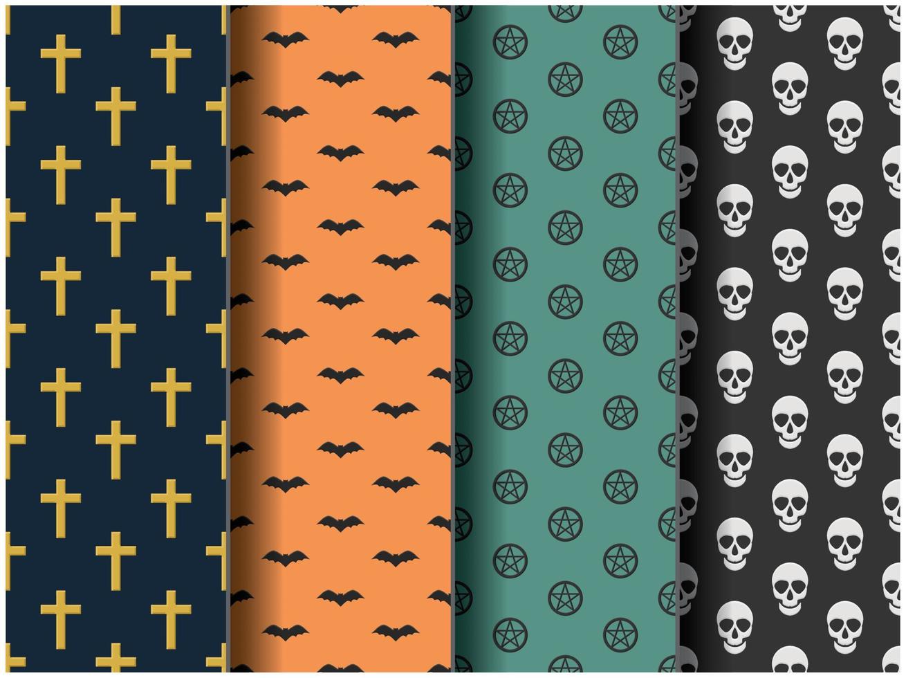 happy halloween party background wallpaper icon october template cartoon pattern pumpkin vector illustration holiday flyer web witch bat scary ghost card skull concept banner evil celebration cute