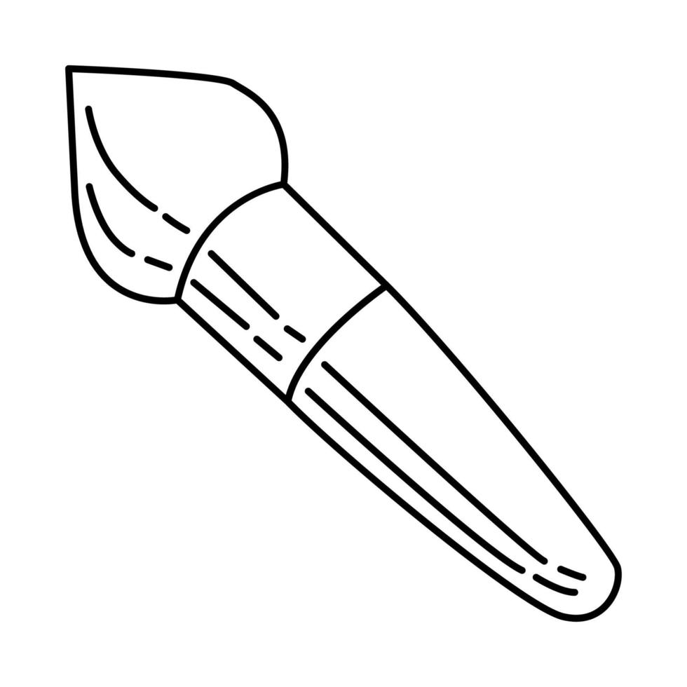 icono de palo de licuadora. Doodle dibujado a mano o estilo de icono de contorno vector