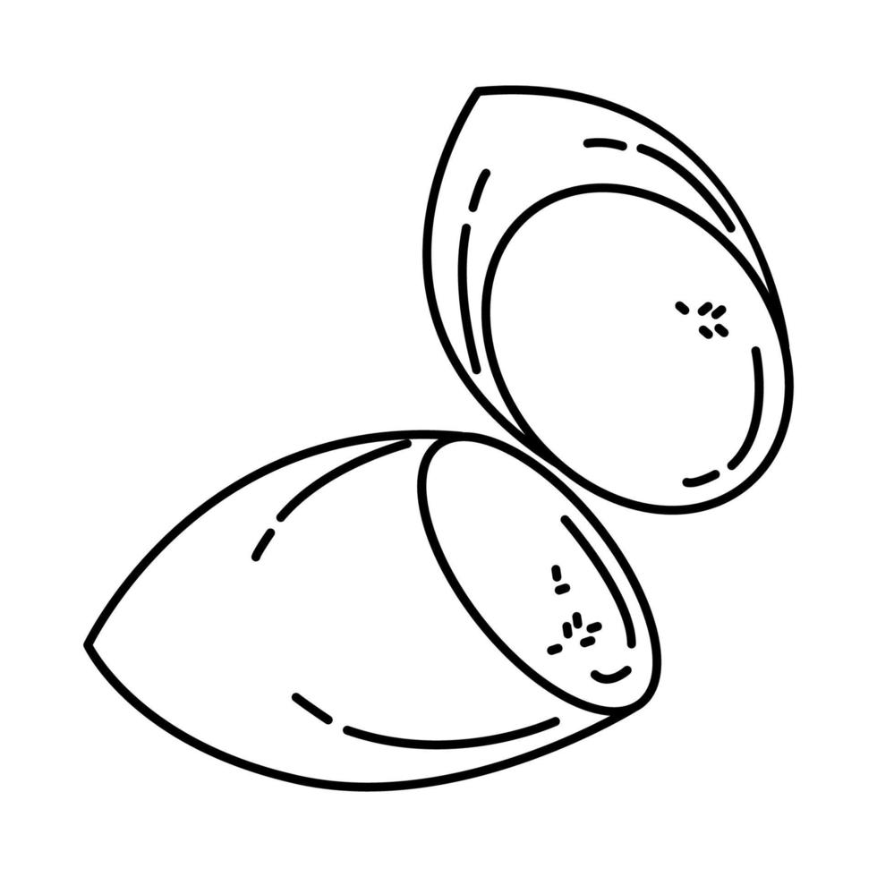 Spons Beauty Blender Icon. Doodle Hand Drawn or Outline Icon Style vector