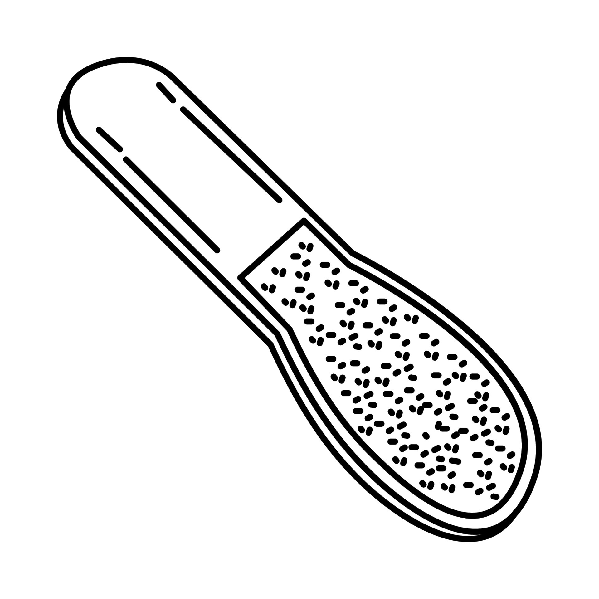 Foot File Icon. Doodle Hand Drawn or Outline Icon Style 4474249 Vector Art  at Vecteezy