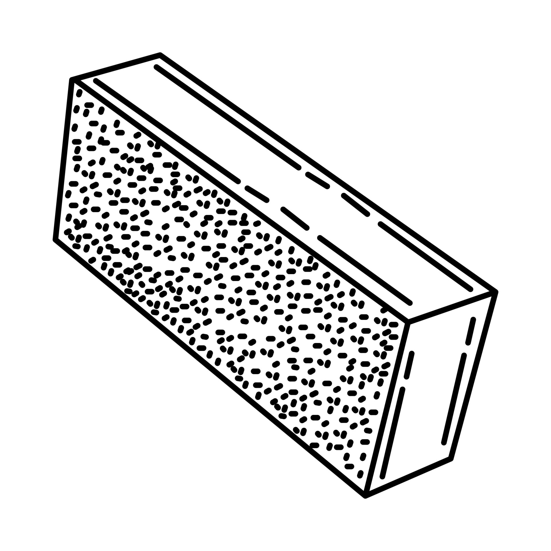 Nail Buffer Block Icon. Doodle Hand Drawn or Outline Icon Style 4474250