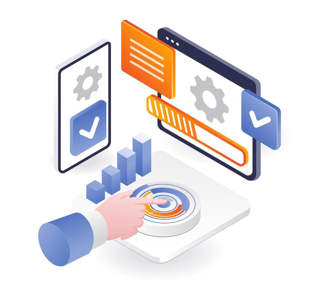 Software update loading process vector