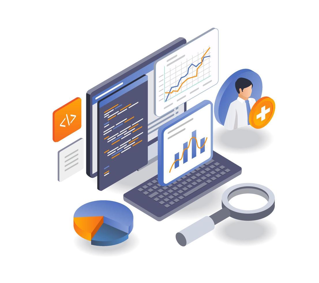 Programmers analyze follower data vector