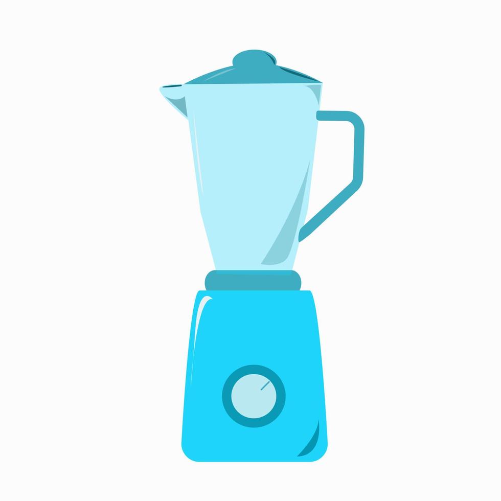 Image of a kitchen stationary blender. vector