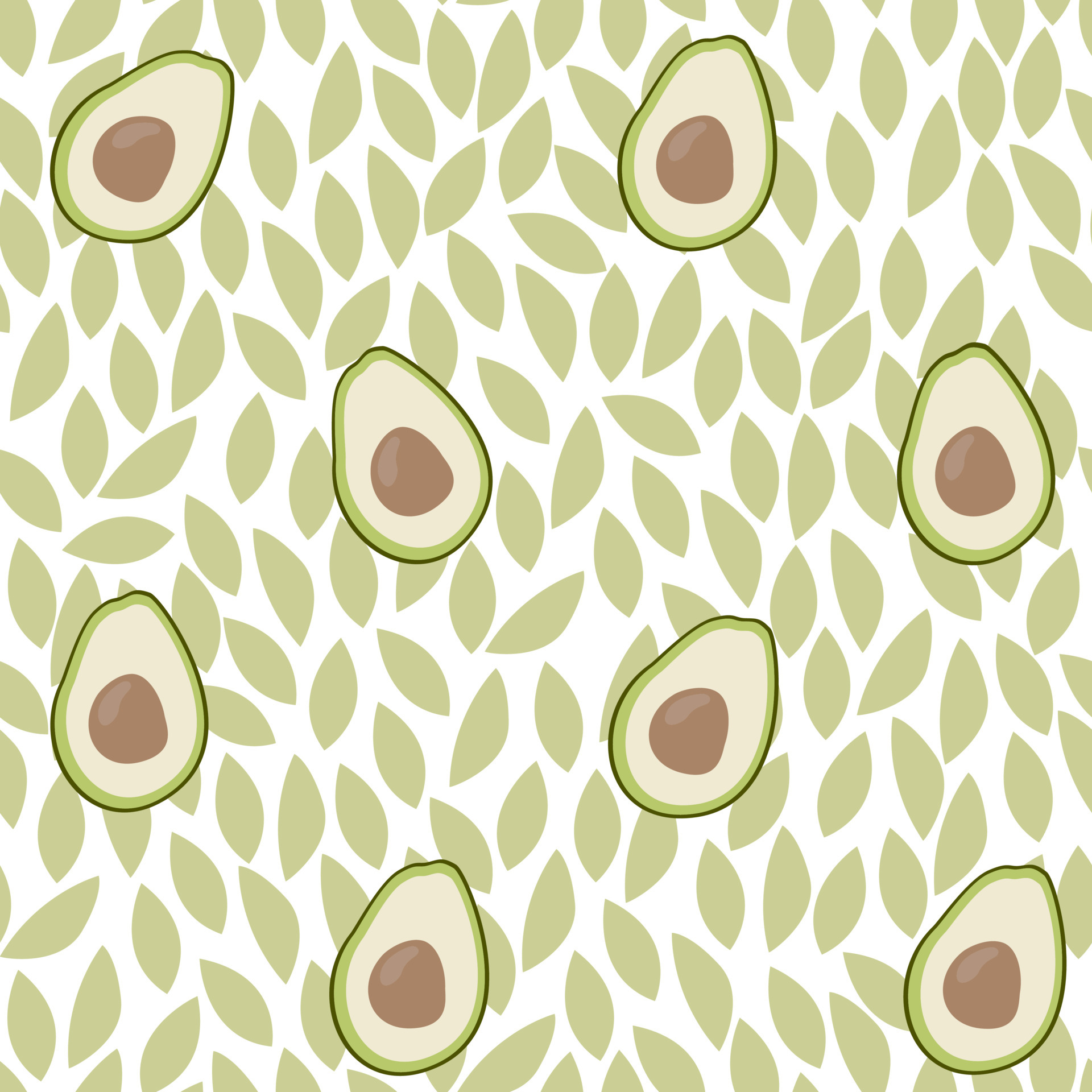 5000 Seamless Avocado Wallpaper Illustrations RoyaltyFree Vector  Graphics  Clip Art  iStock