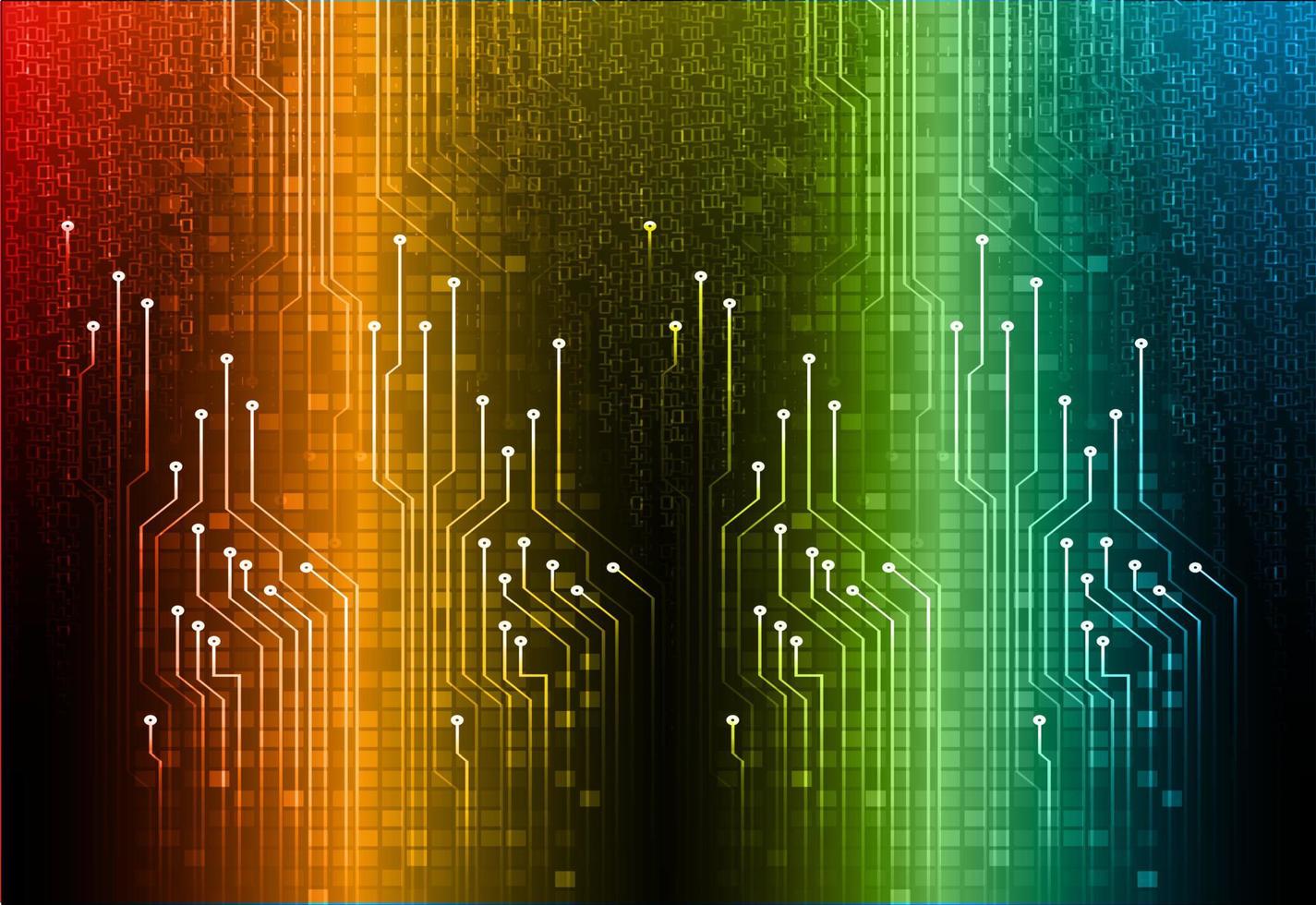 cyber circuit future technology concept background vector
