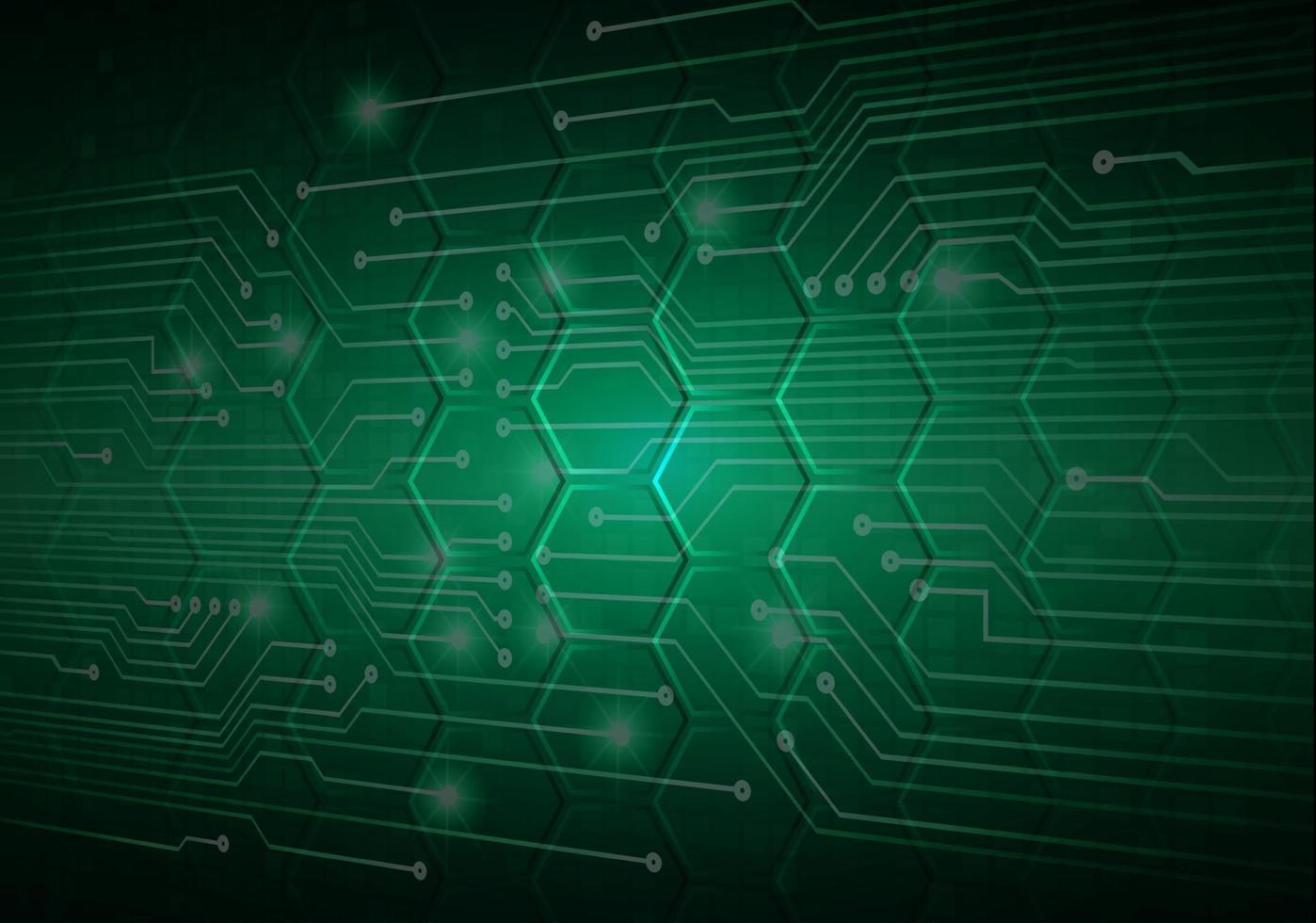 cyber circuit future technology concept background vector