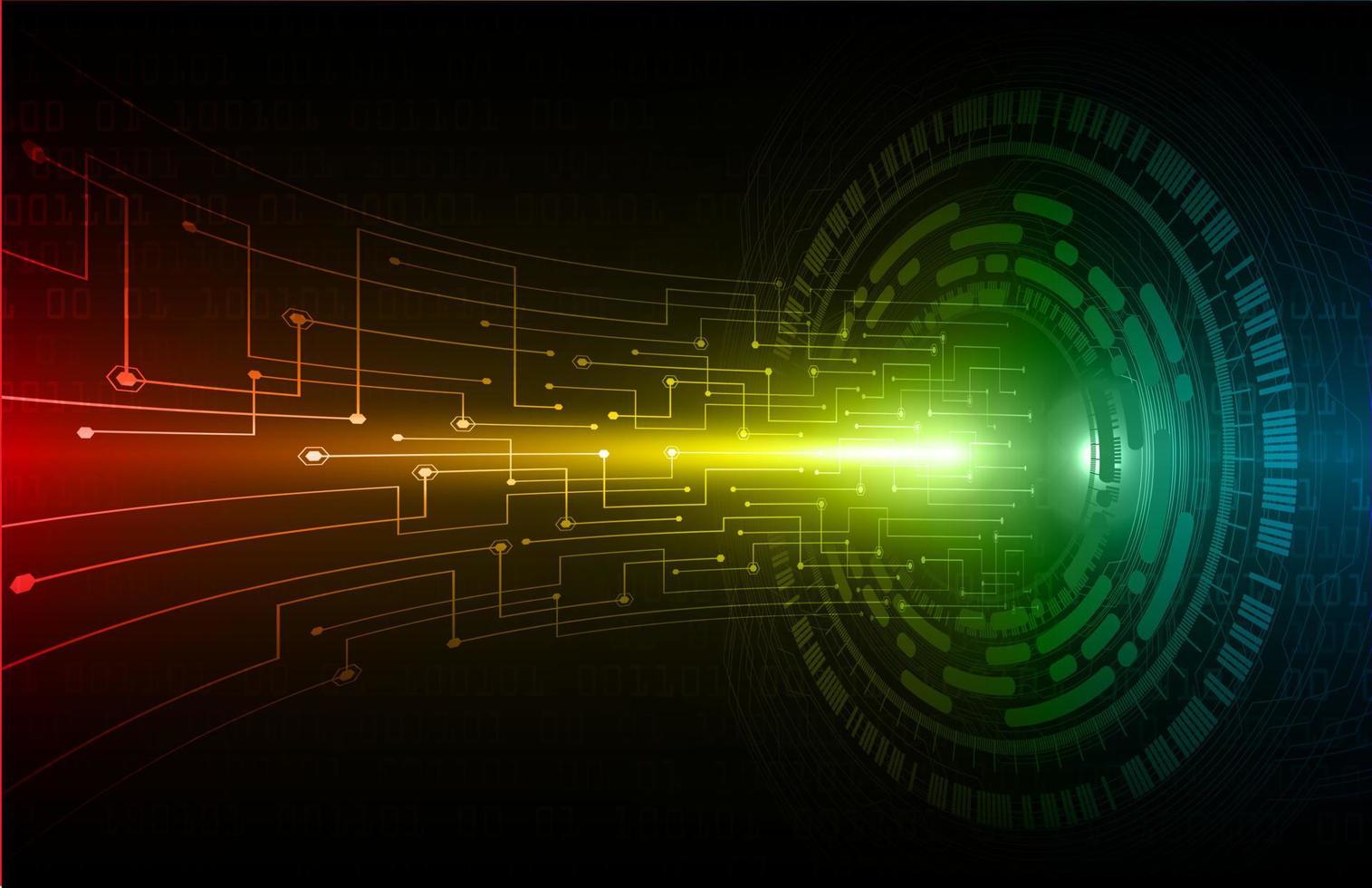 cyber circuit future technology concept background vector