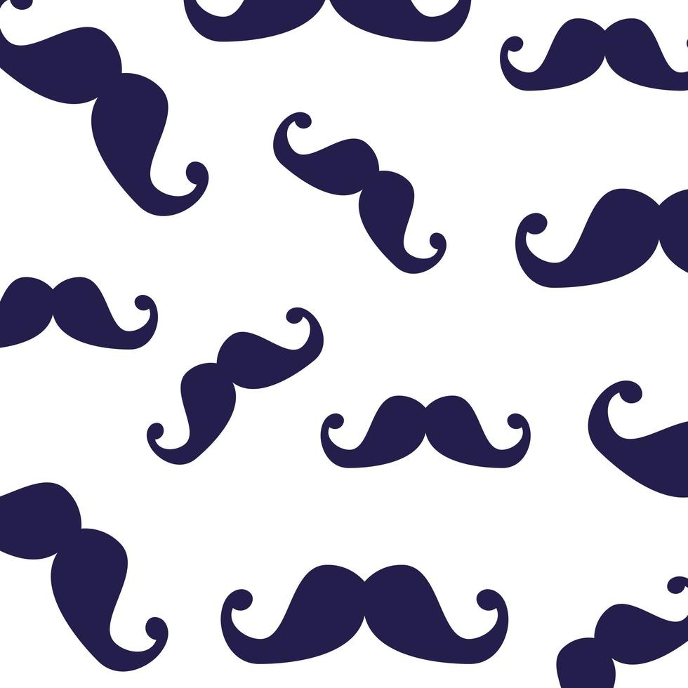 Isolated male mustaches background vector design 4475807 Vector Art at