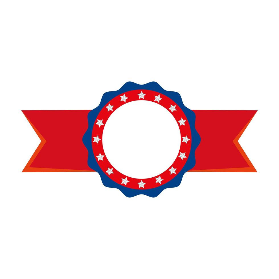 Isolated usa seal stamp vector design