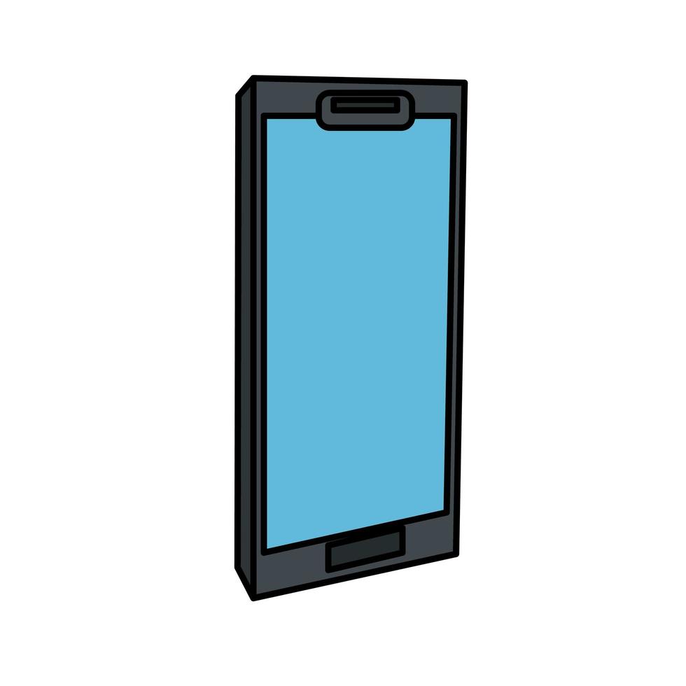 smartphone device technology isolated icon vector