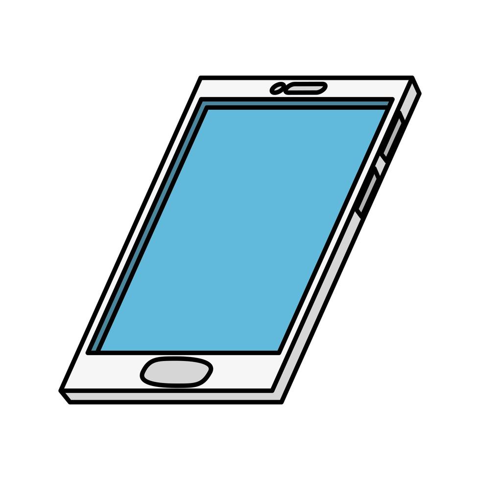 smartphone device technology isolated icon vector