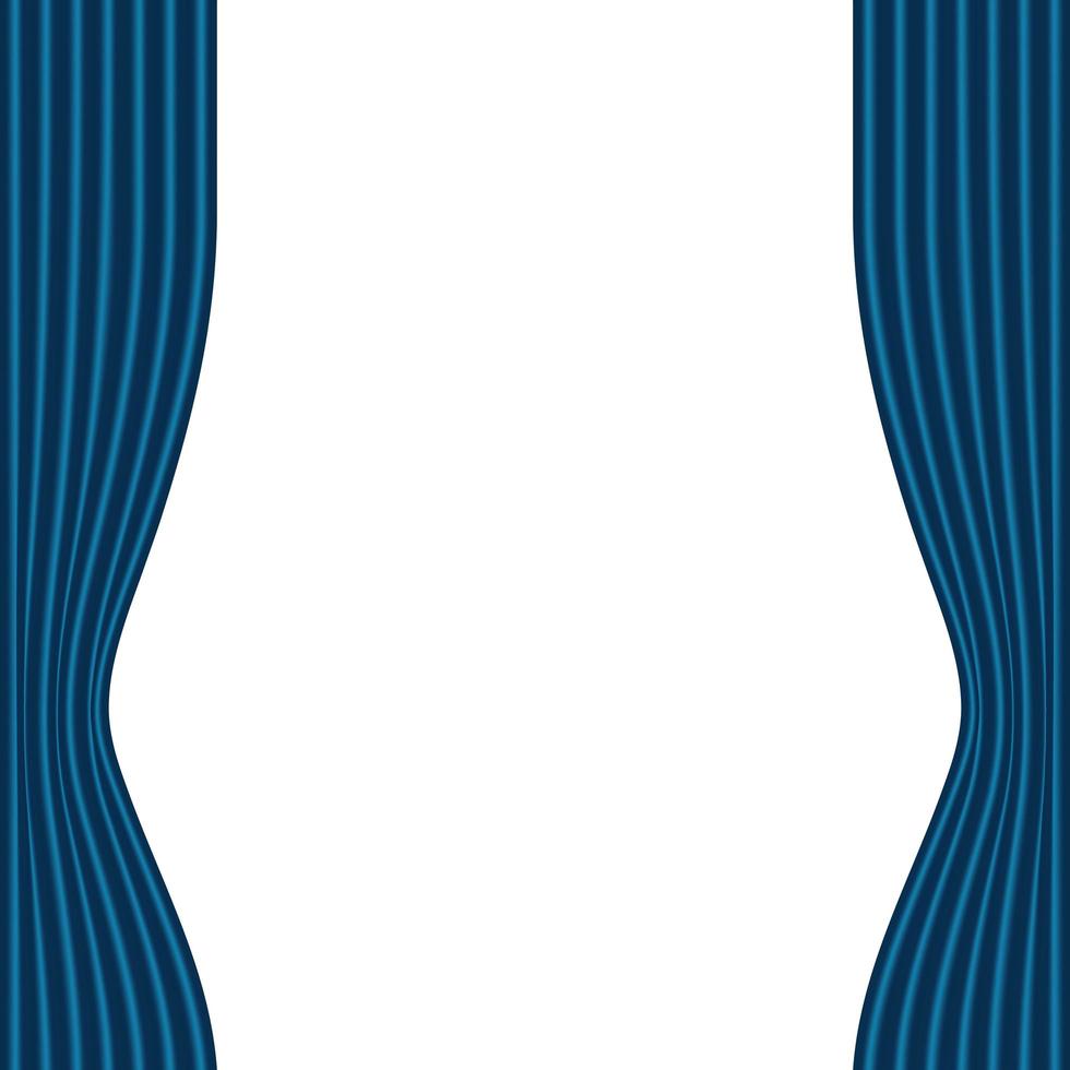 Isolated theatre curtains vector design