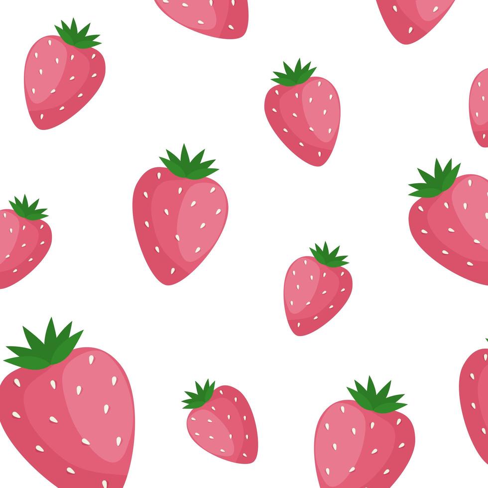 background of delicious strawberries fruits vector