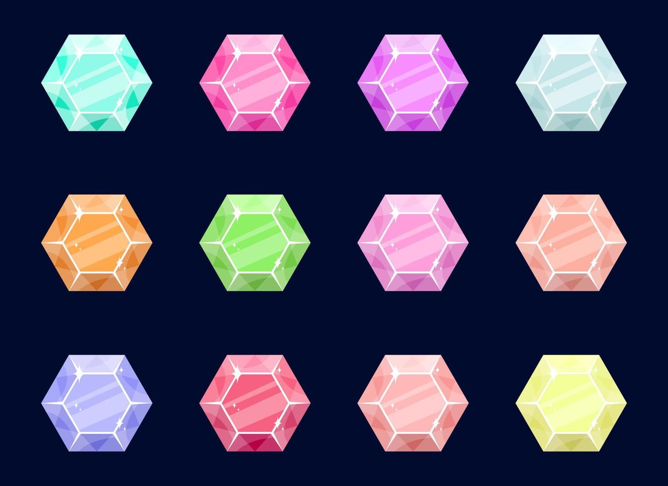 Diamond vector design illustration isolated on background