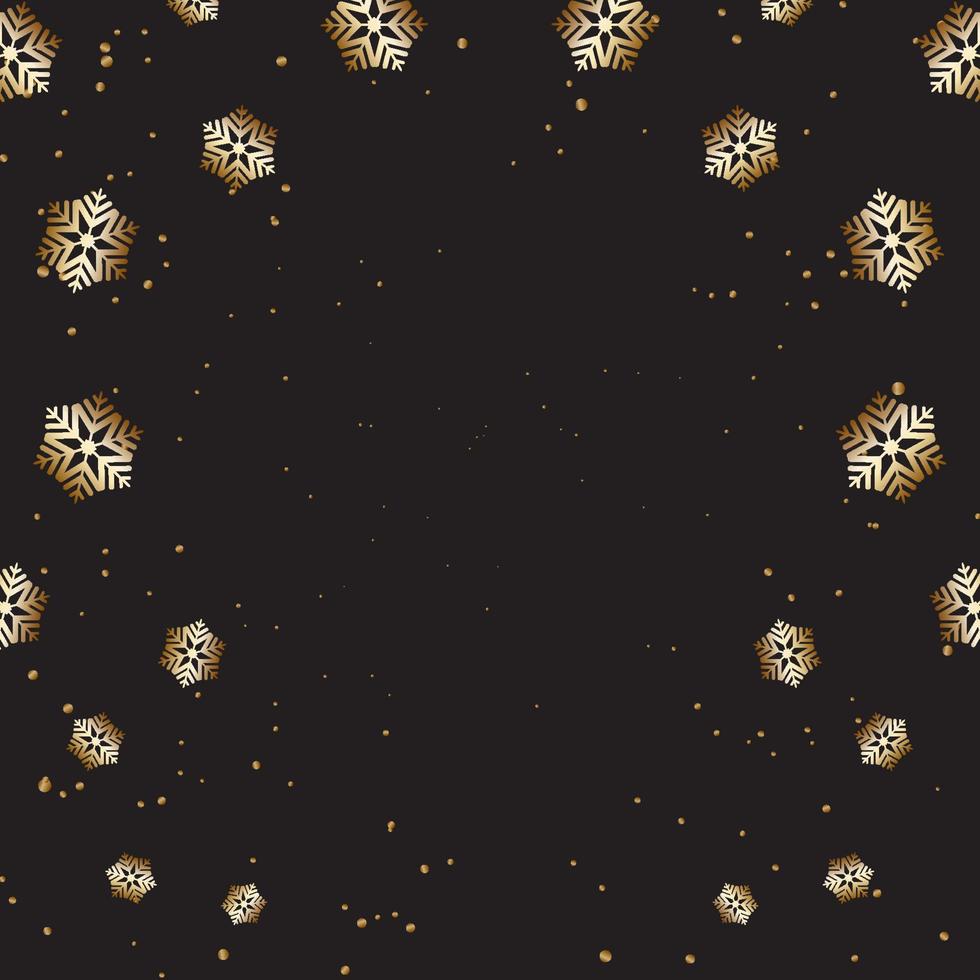 christmas snowflake background vector