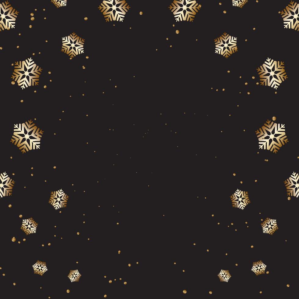 fondo de copo de nieve de navidad vector