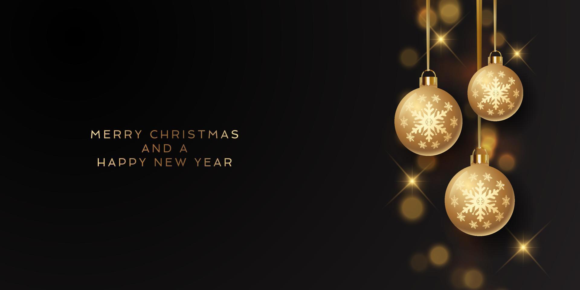 minimal christmas banner vector