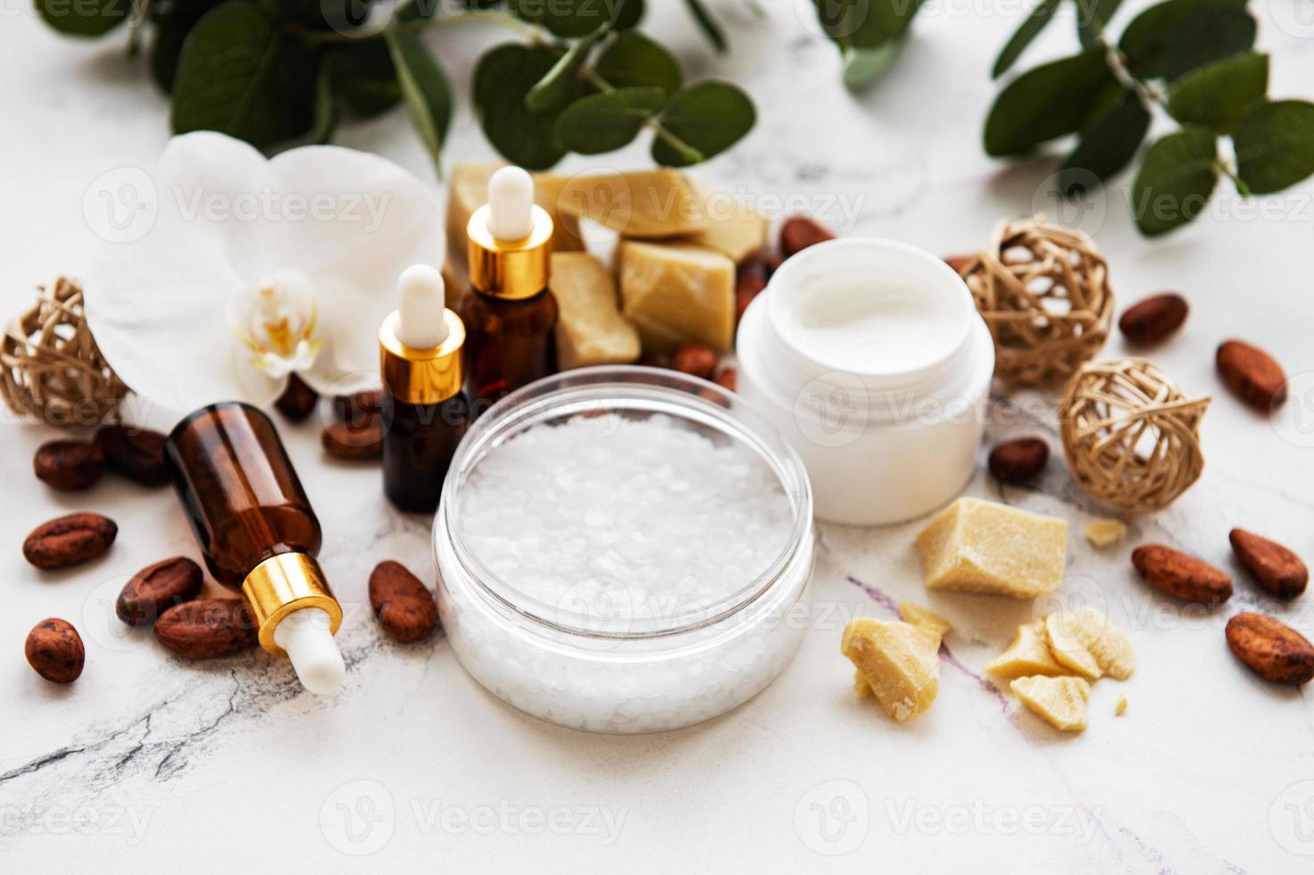 Natural spa ingredients photo