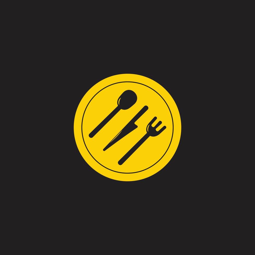 alimentos herramientas colorido símbolo restaurante decoracion vector