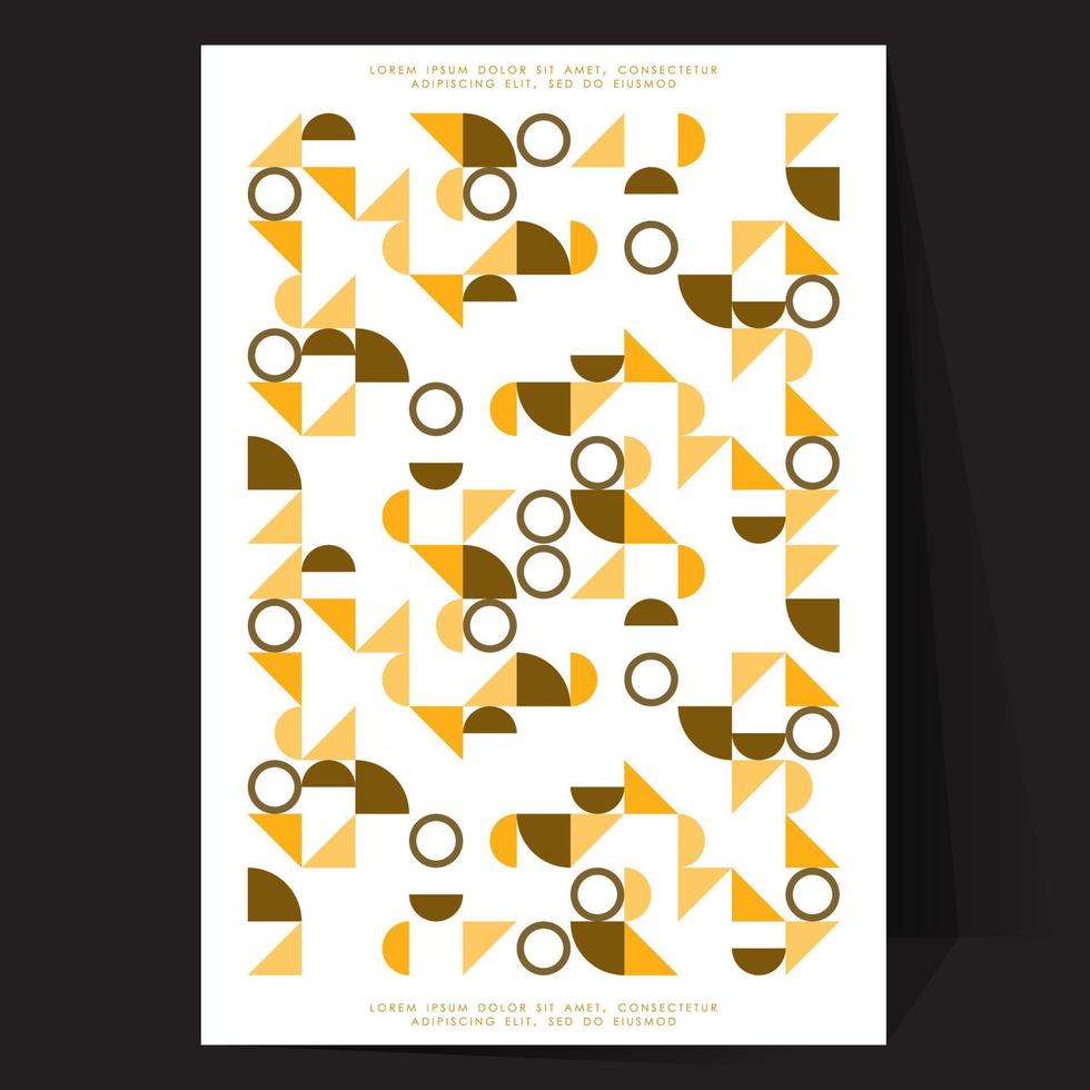 tonos de color dorado. cartel de mable futurista con malla de degradado. vector