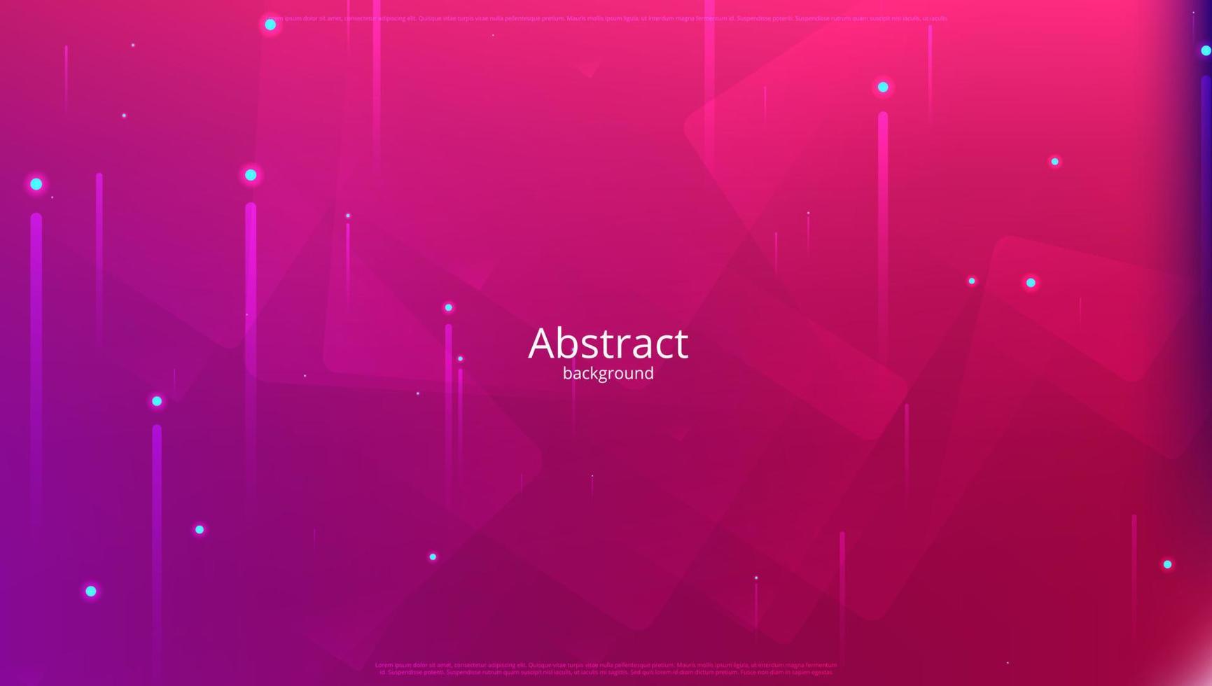 Abstract banner with gradient shapes and blur background with dark neon color. Dynamic shape composition. Vector template design