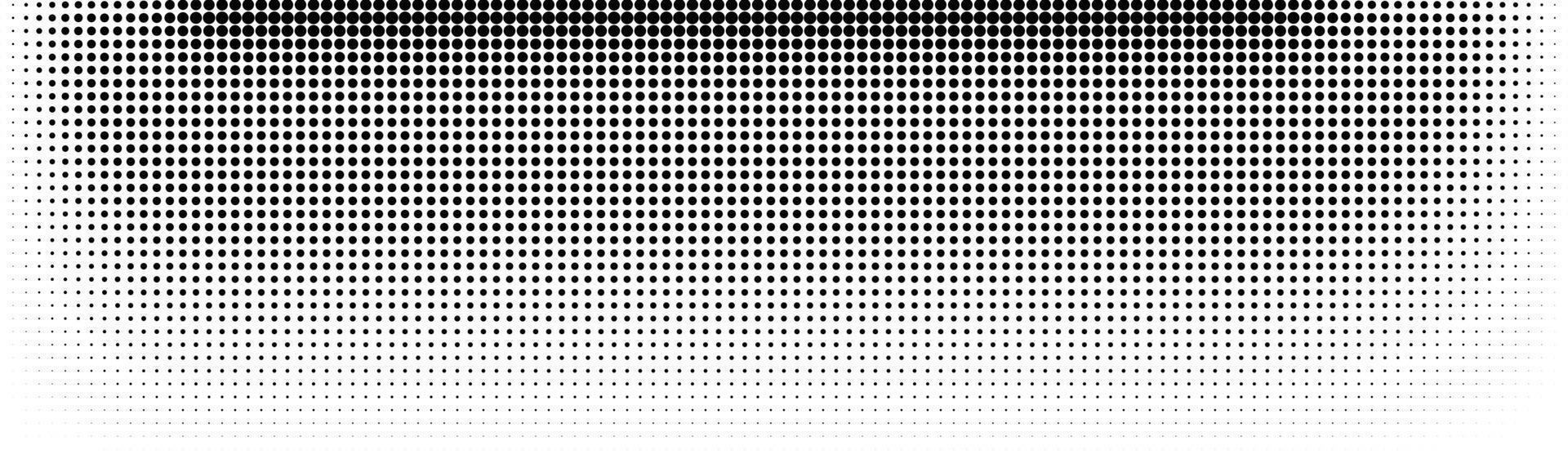 Halftone in abstract style. Geometric retro banner vector texture. Modern print. White and black background. Light effect