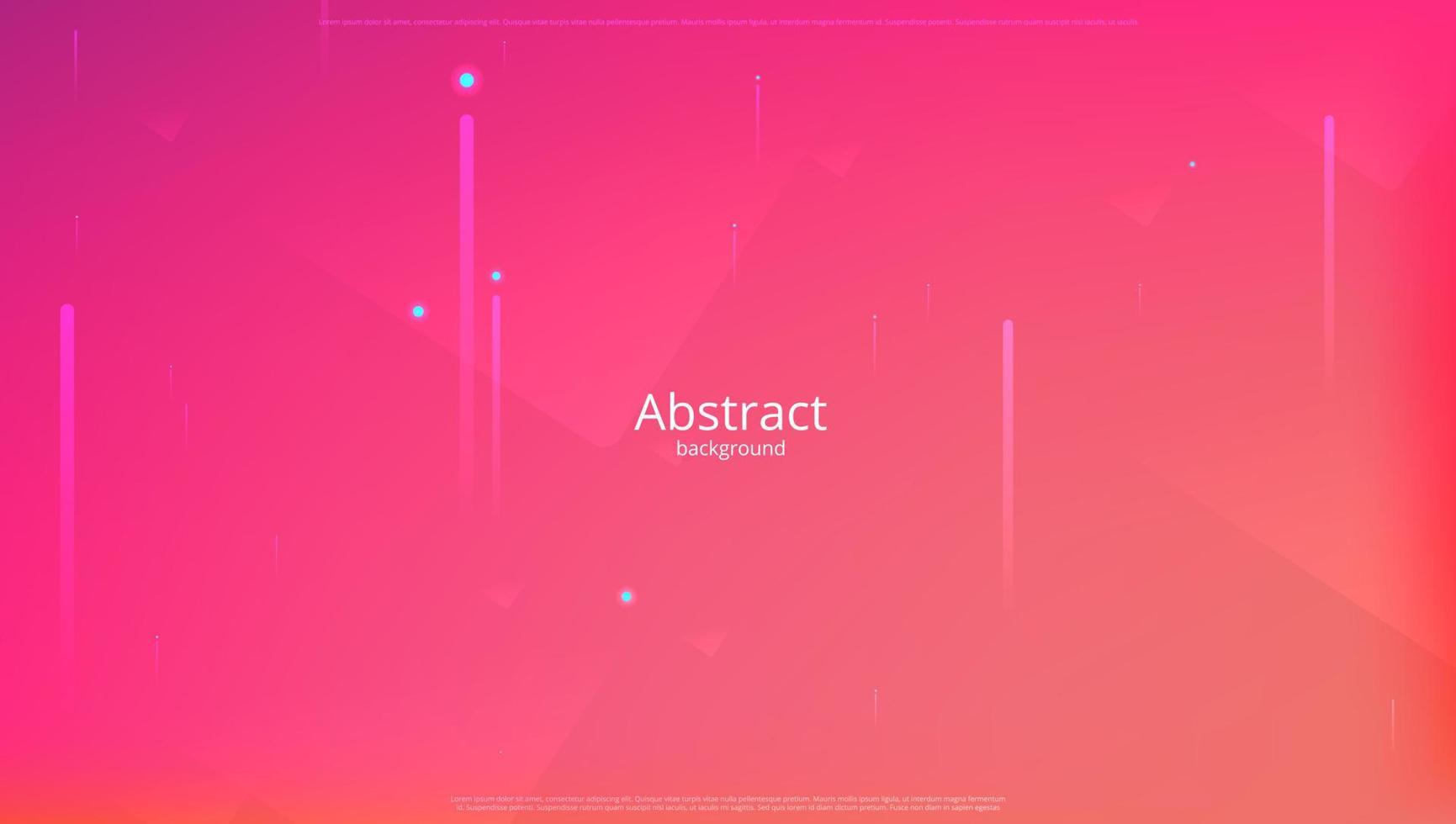 Abstract banner with gradient shapes and blur background with dark neon color. Dynamic shape composition. Vector template design