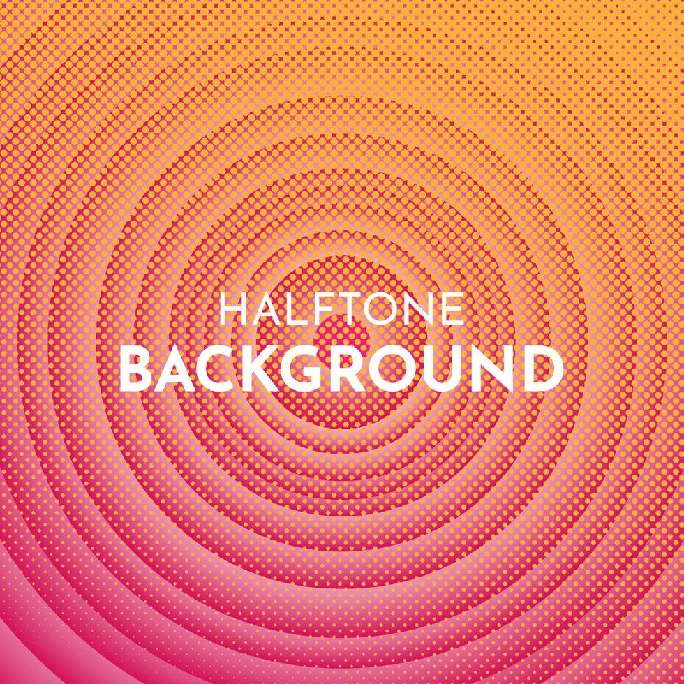 vector halftone background design