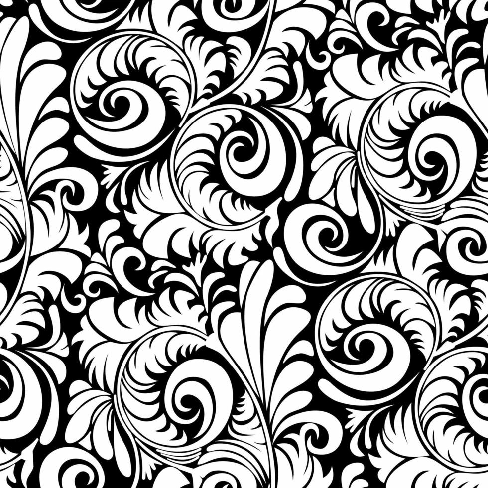 Stock background pattern floral batik vector