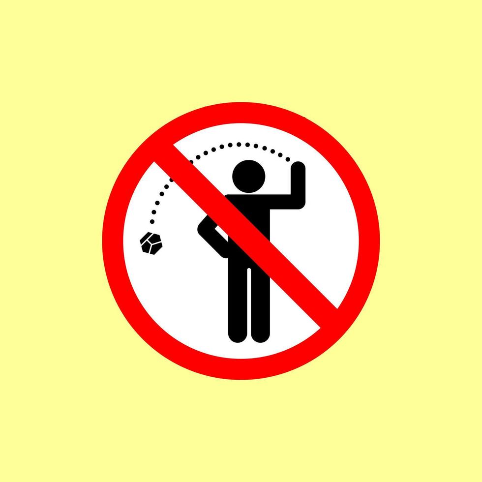 no litter sign illustration design vector