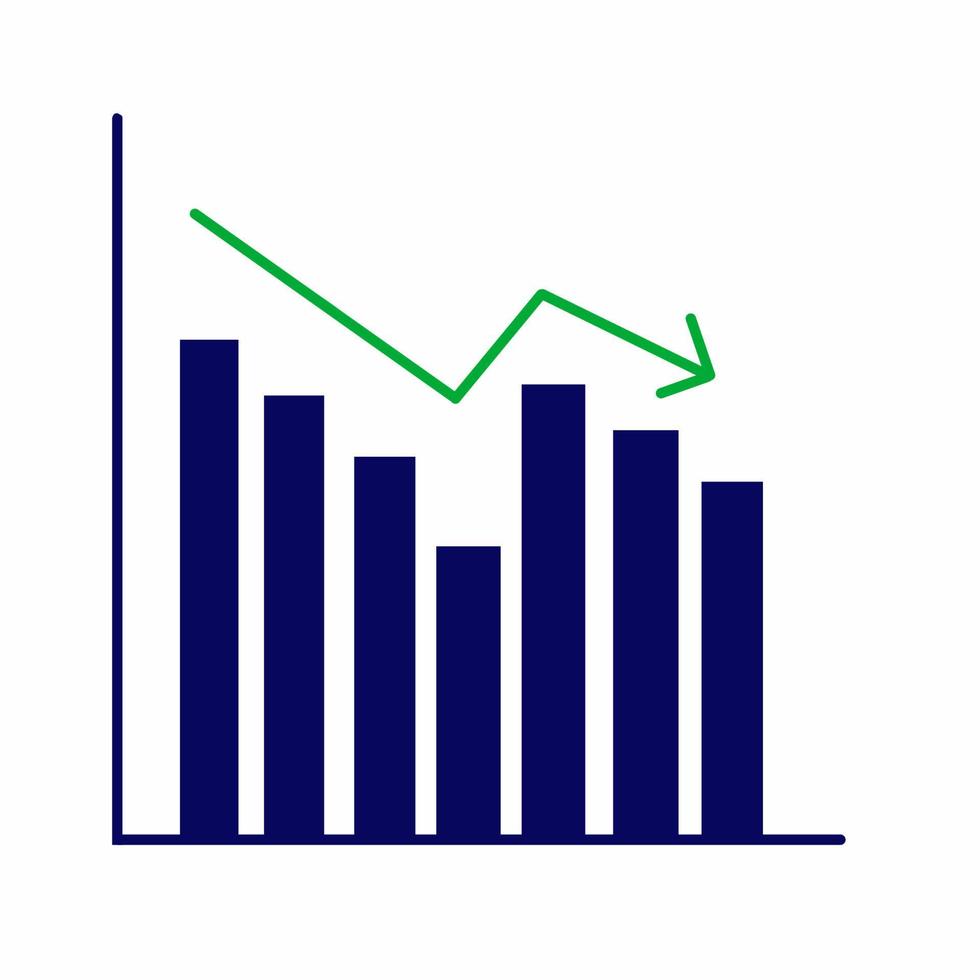 Vector diagram chart flat style, for business element.