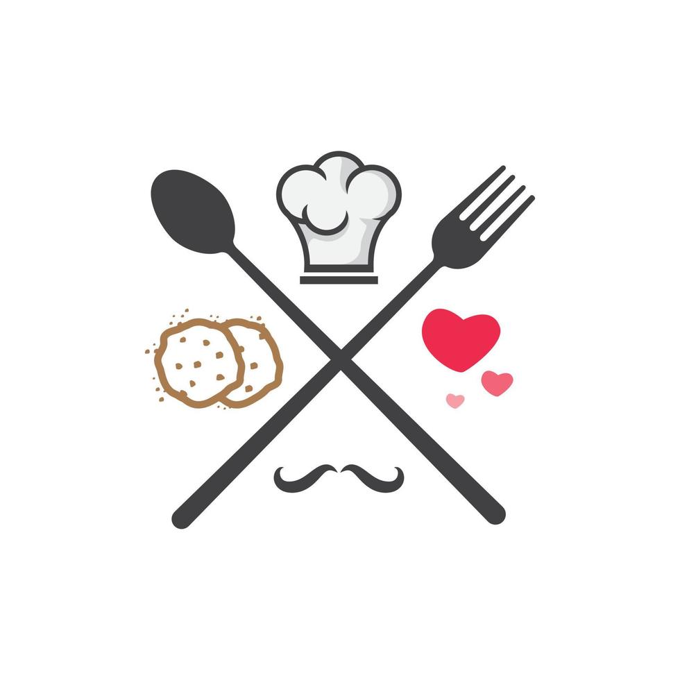 Modern Chef Logo vector