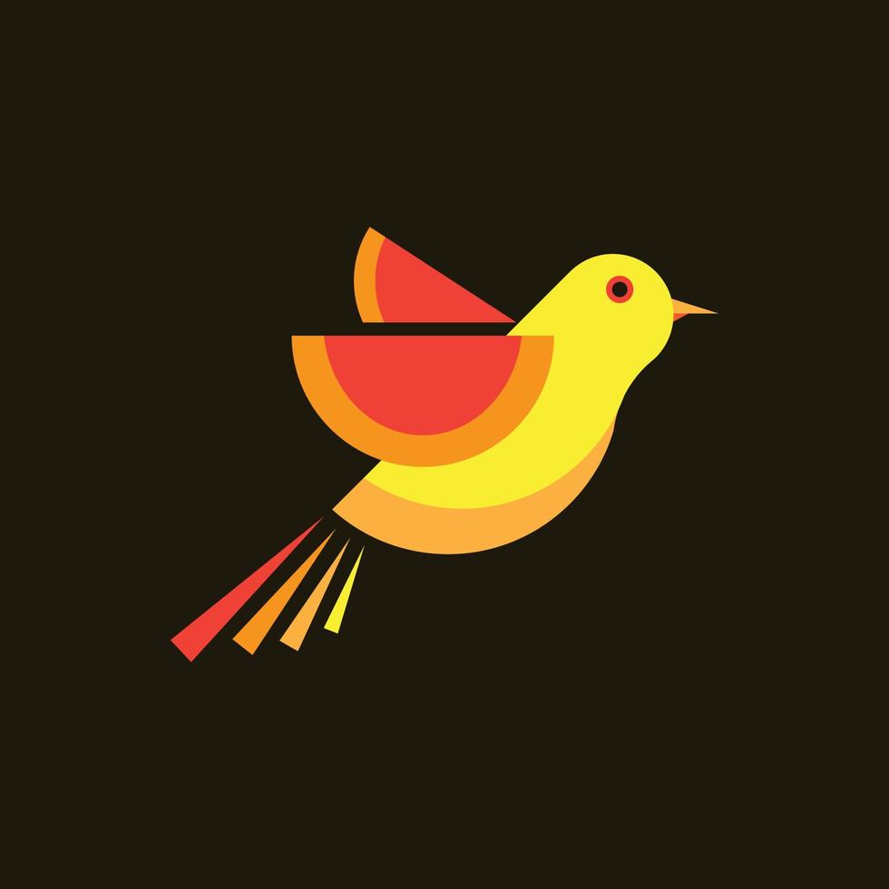 Orange Bird Logo 4484710 Vector Art at Vecteezy