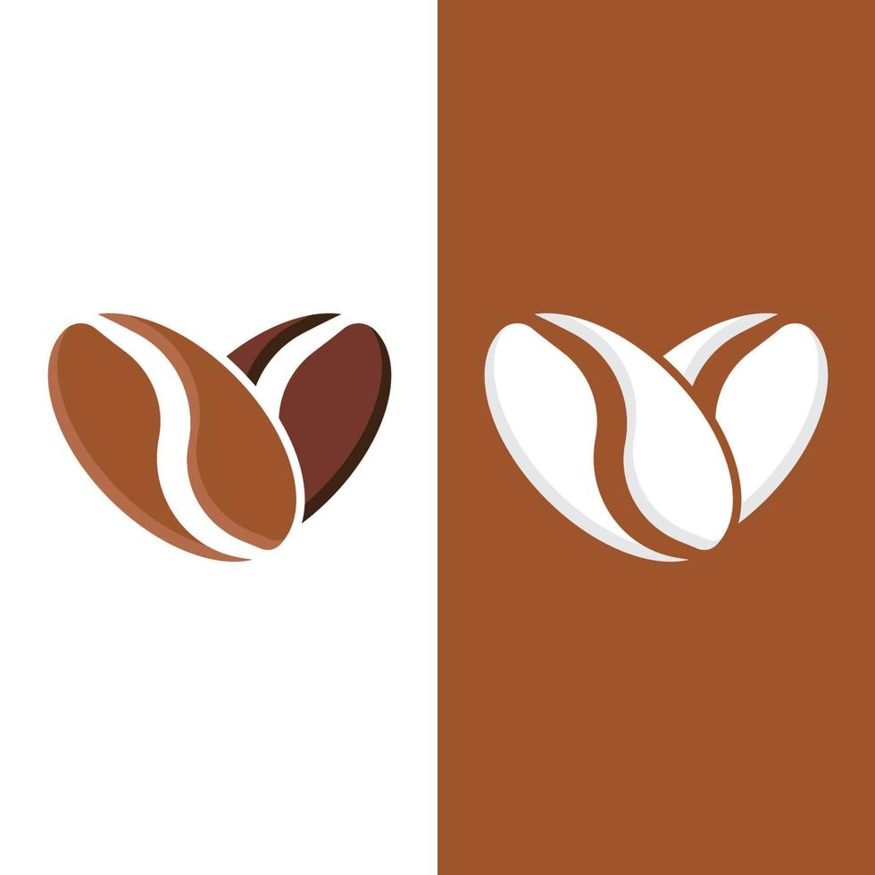 coffee bean icon vector