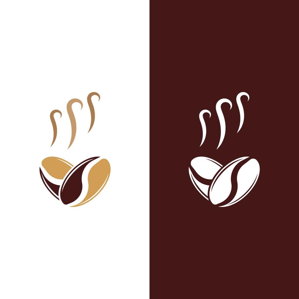 vector de icono de grano de café