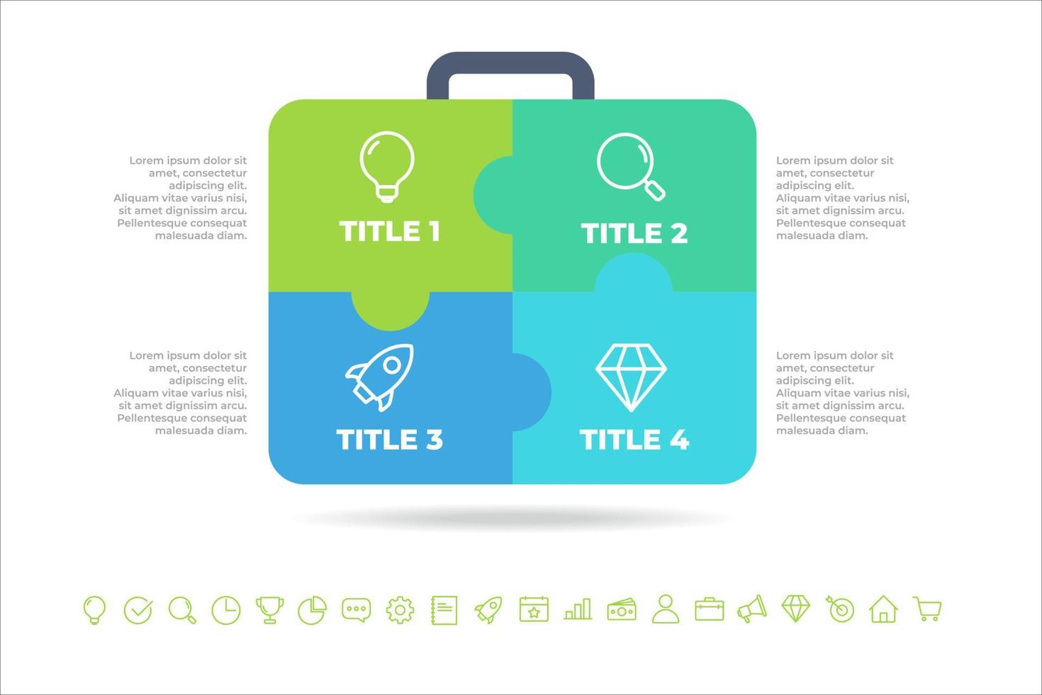 business infographic template design . option infographic template design vector
