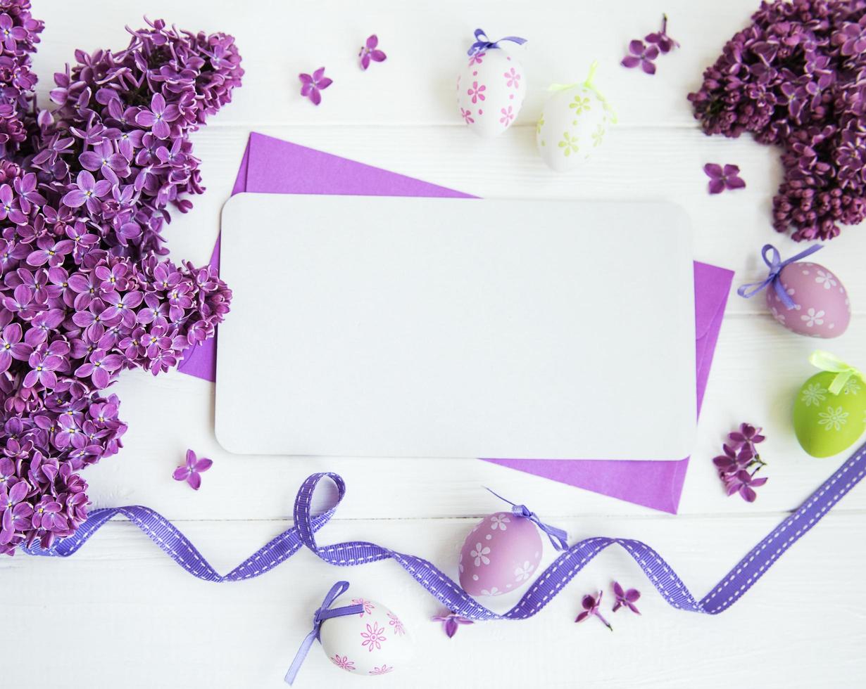 Easter greeting card photo
