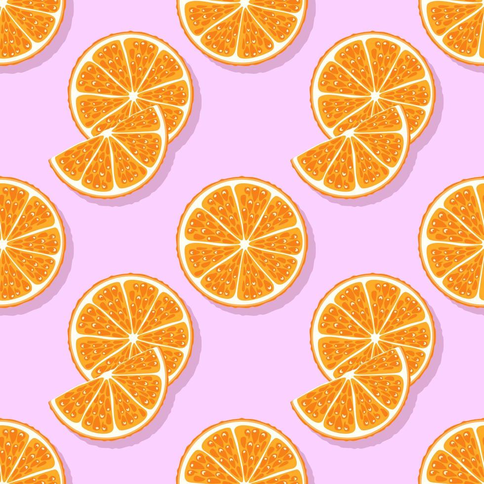 et of parts of orange, tangerine. Half, slice and wedge of orange fruit isolated on white background. vector