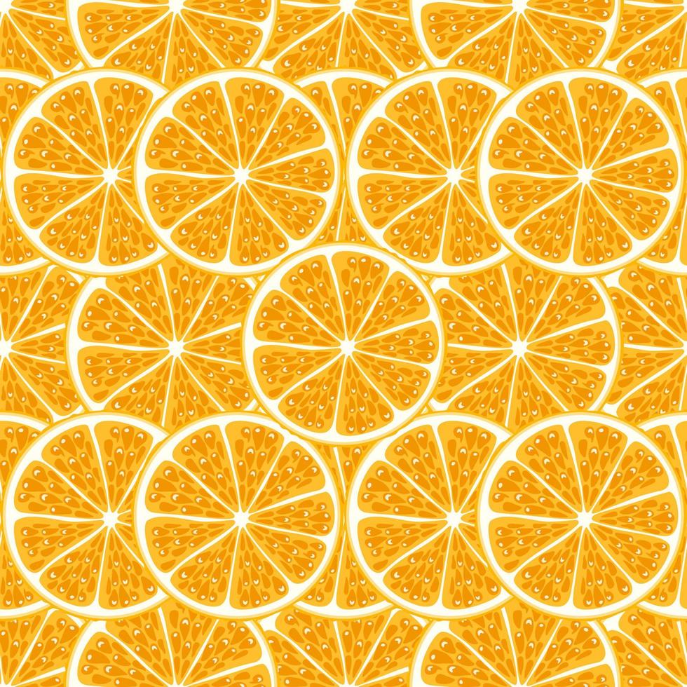 Pattern orange vector