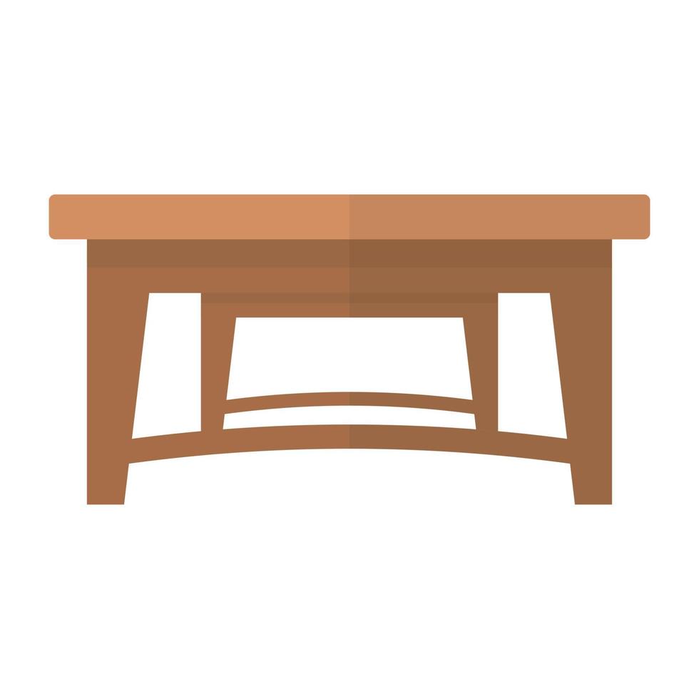 concepto de mesa de moda vector