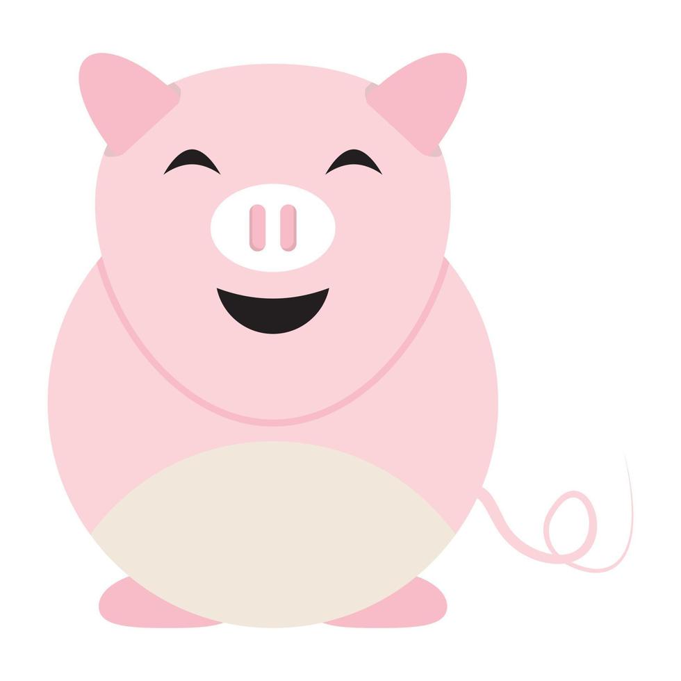 Trendy Piglet Concepts vector