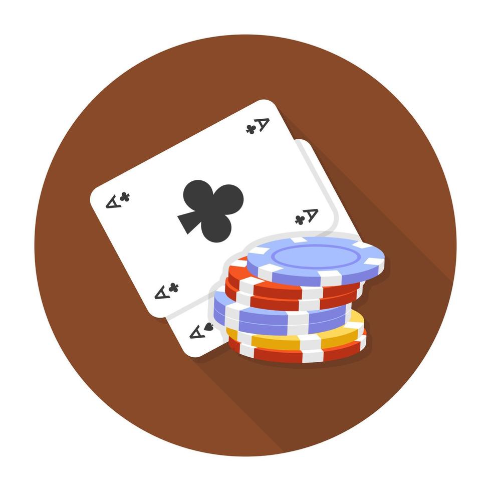 conceptos de juego de casino vector