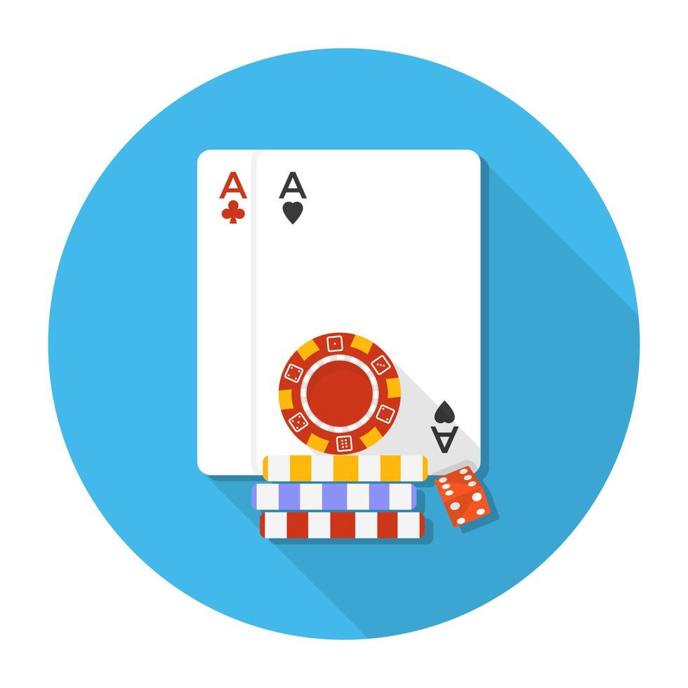 conceptos de juego de casino vector