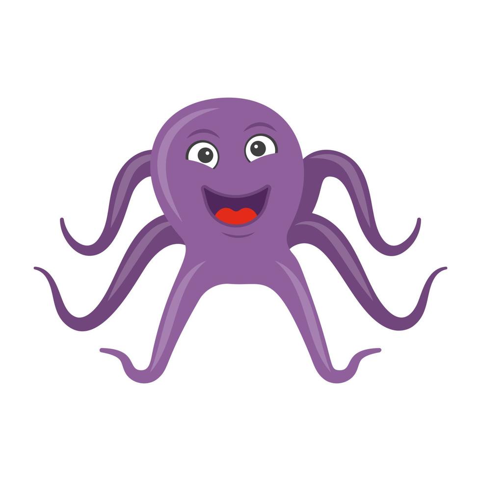 Cartoon Octopus Concepts vector