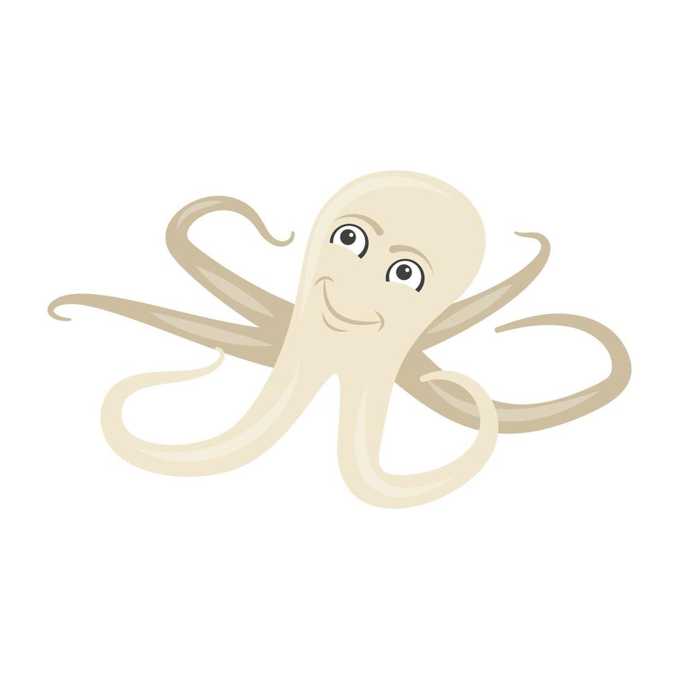 Happy Octopus Concepts vector