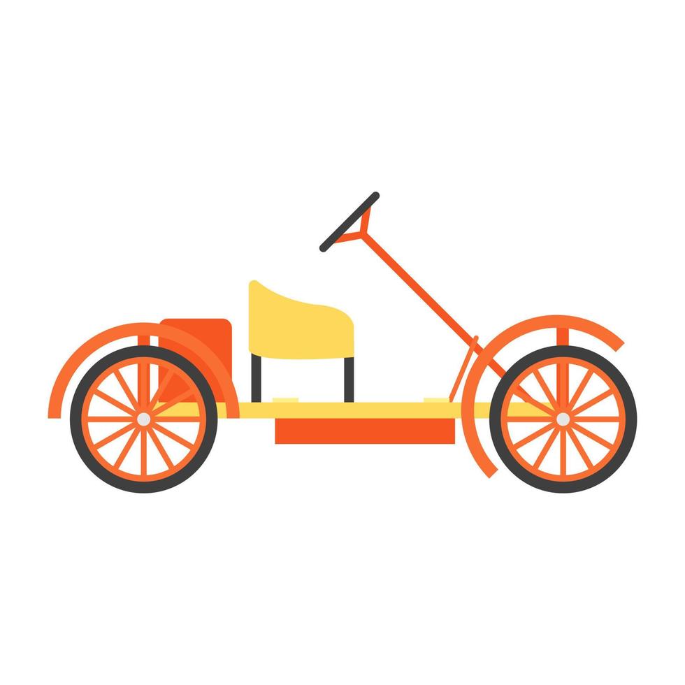 Trendy Cyclekart Concepts vector