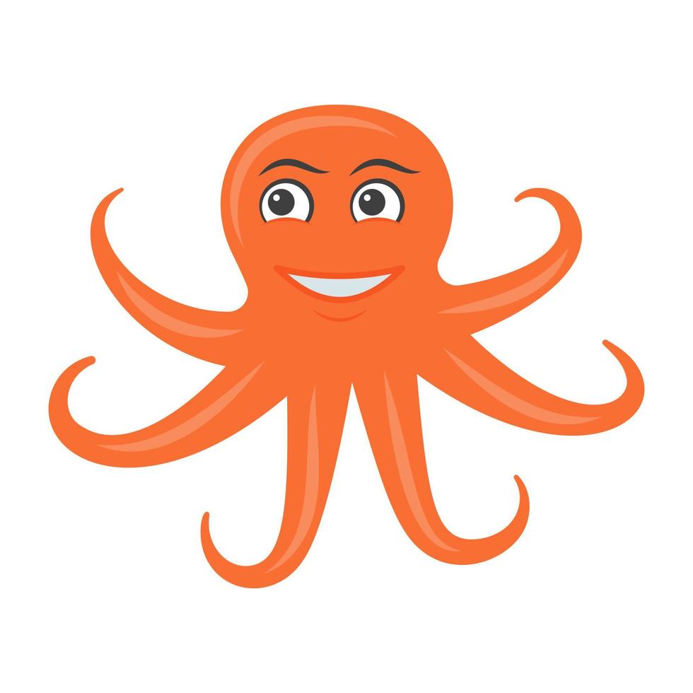 Coloured Octopus Concepts vector