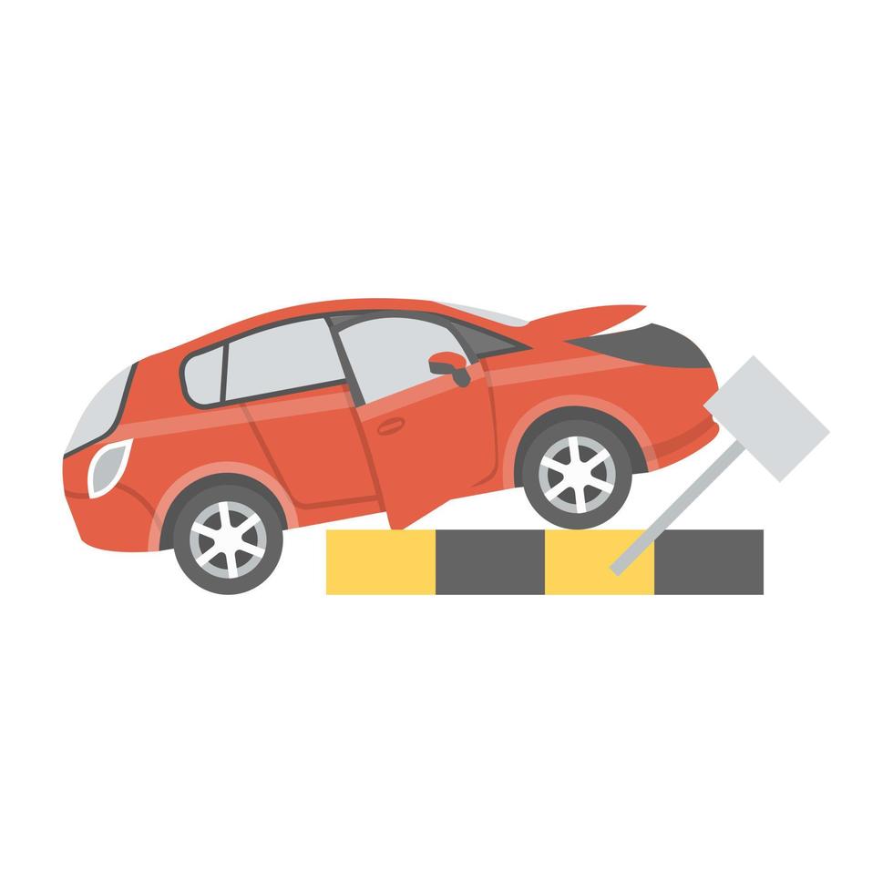 Car Mishap Concepts vector